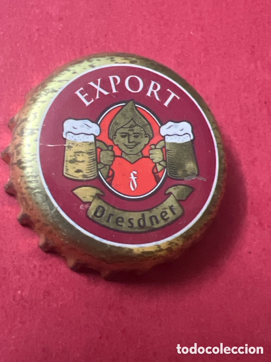Colecionismo de cervejas: T4/X74/P5. CHAPA CERVEZA - ALEMANIA - F Dresdner Export