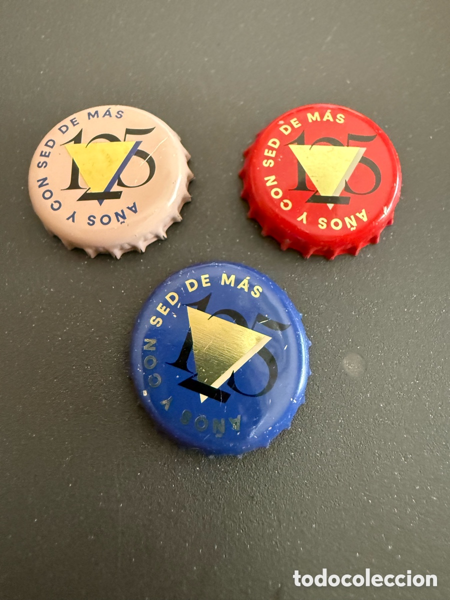 Coleccionismo de cervezas: CHAPAS CERVEZA. AMBAR. 125 Aniversario. Edici&oacute;n Limitada