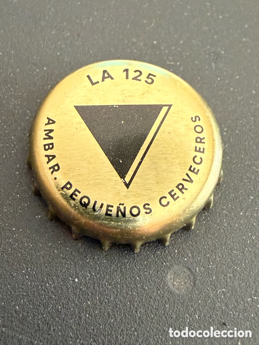 Coleccionismo de cervezas: Chapa Cerveza. AMBAR. La 125