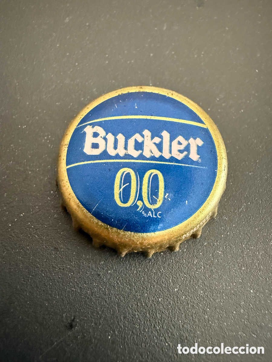 Coleccionismo de cervezas: Chapa. Cerveza. BUCKLER 0,0