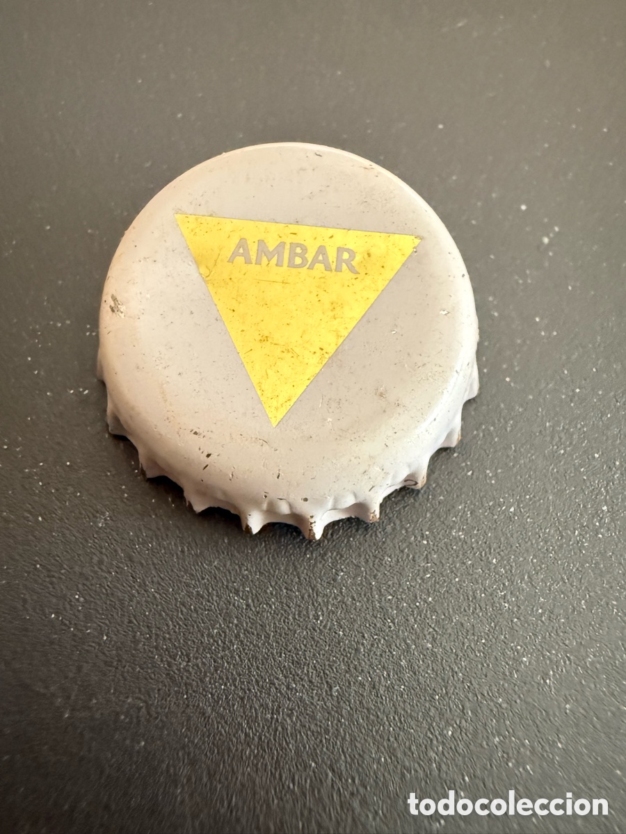 Coleccionismo de cervezas: Chapa Cerveza. AMBAR - Foto 1