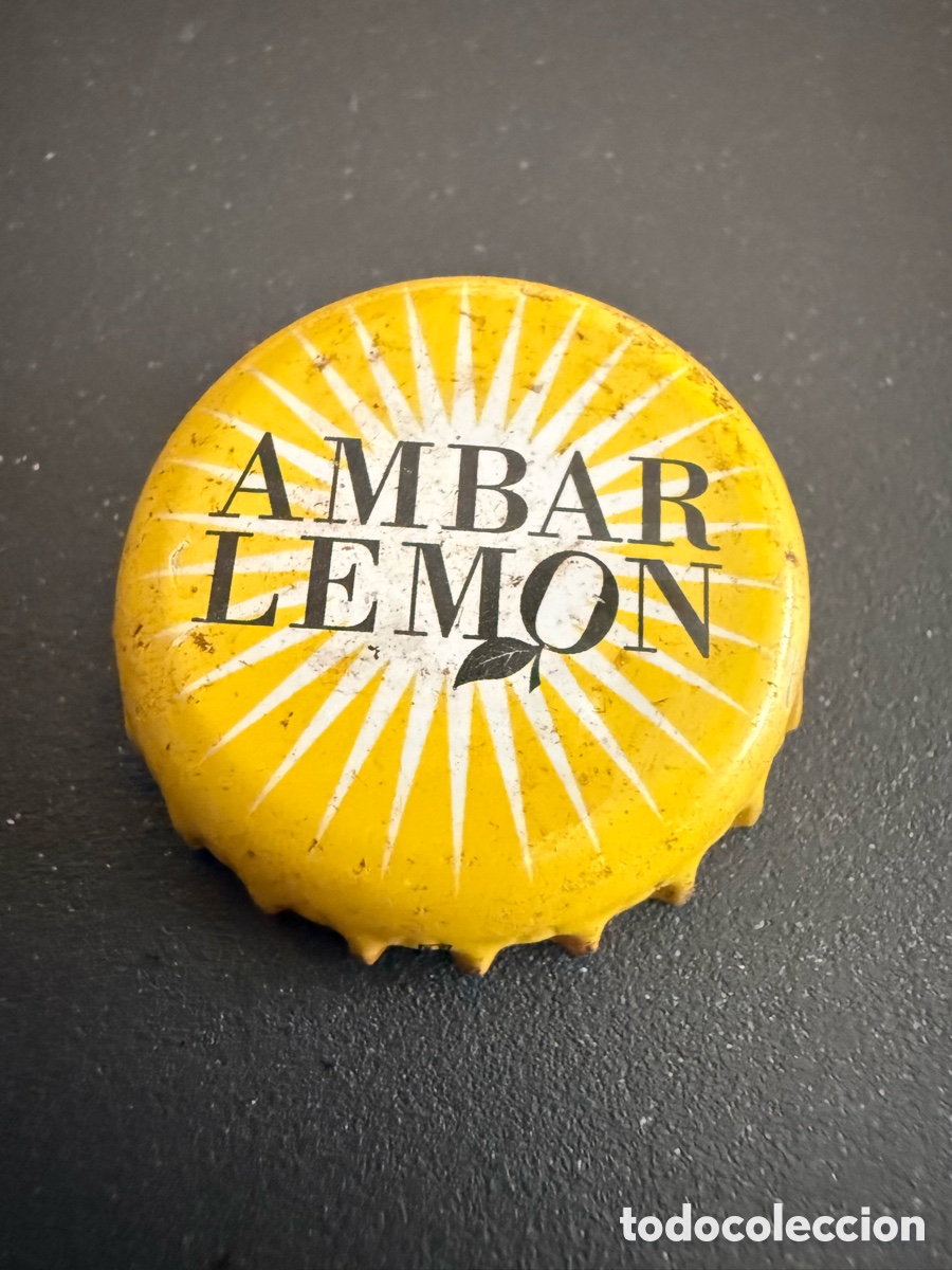 Coleccionismo de cervezas: Chapa Cerveza. AMBAR LEMON - Foto 1
