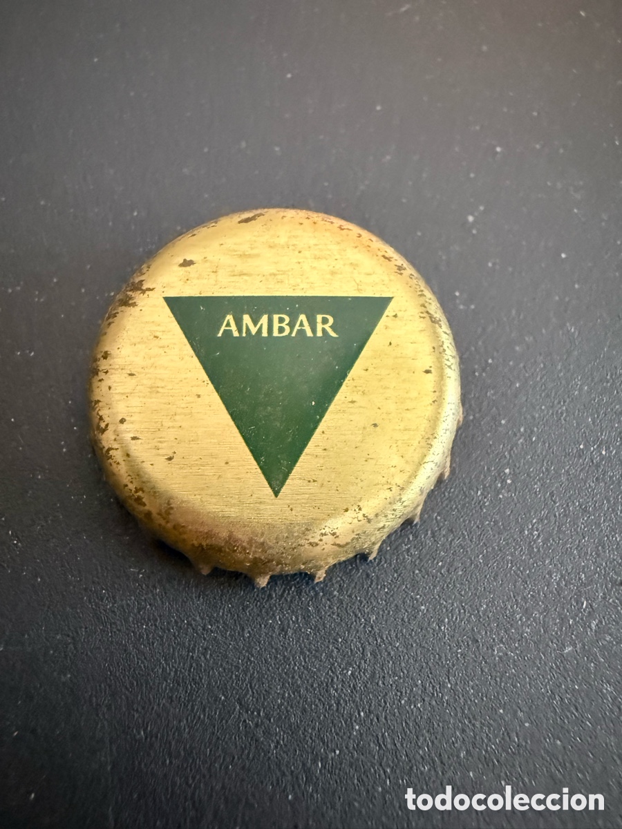 Coleccionismo de cervezas: Chapa Cerveza. AMBAR - Foto 1