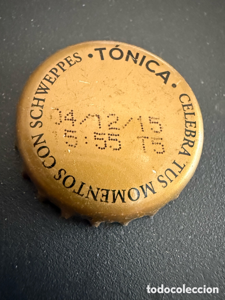 Coleccionismo de cervezas: Chapa. T&Oacute;NICA SCHWEPPES