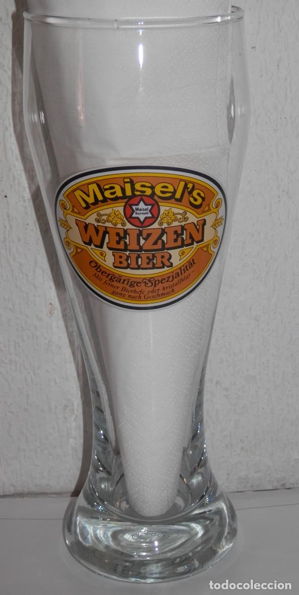 Sammeln von Brauereiartikeln: VASO DE LA CERVEZA MAISEL'S WEIZEN