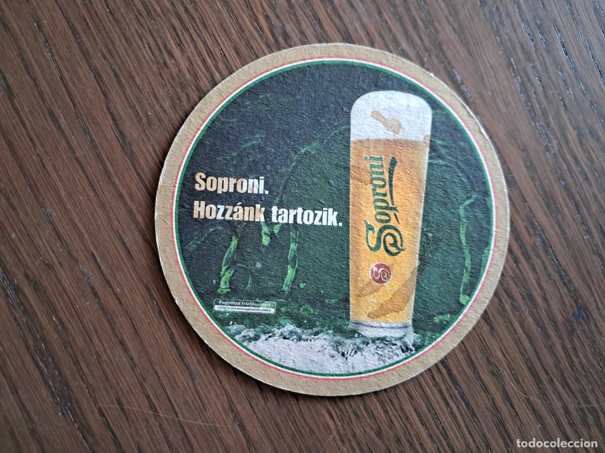 Coleccionismo de cervezas: posavasos de cerveza, Soproni.