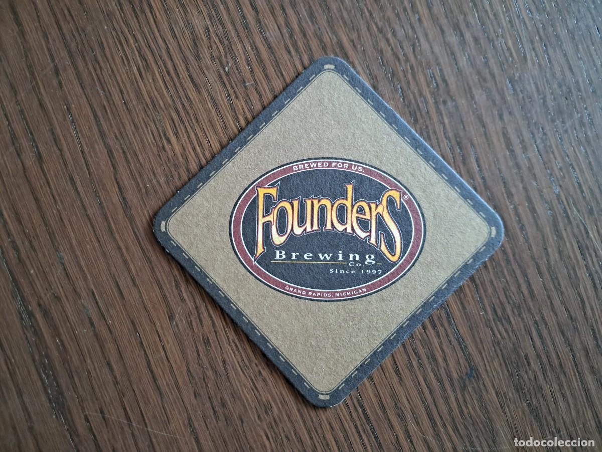 Coleccionismo de cervezas: posavasos de cerveza de USA, founders.