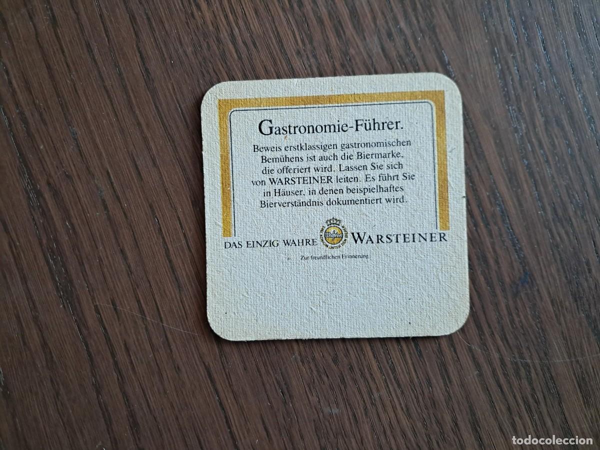 Coleccionismo de cervezas: posavasos de cerveza, warsteiner. - Foto 2