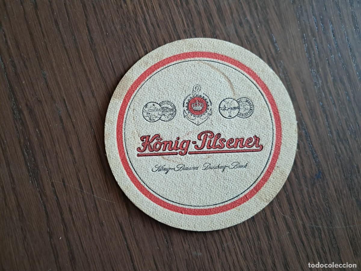 Coleccionismo de cervezas: posavasos de cerveza, k&ouml;nig pilsener.