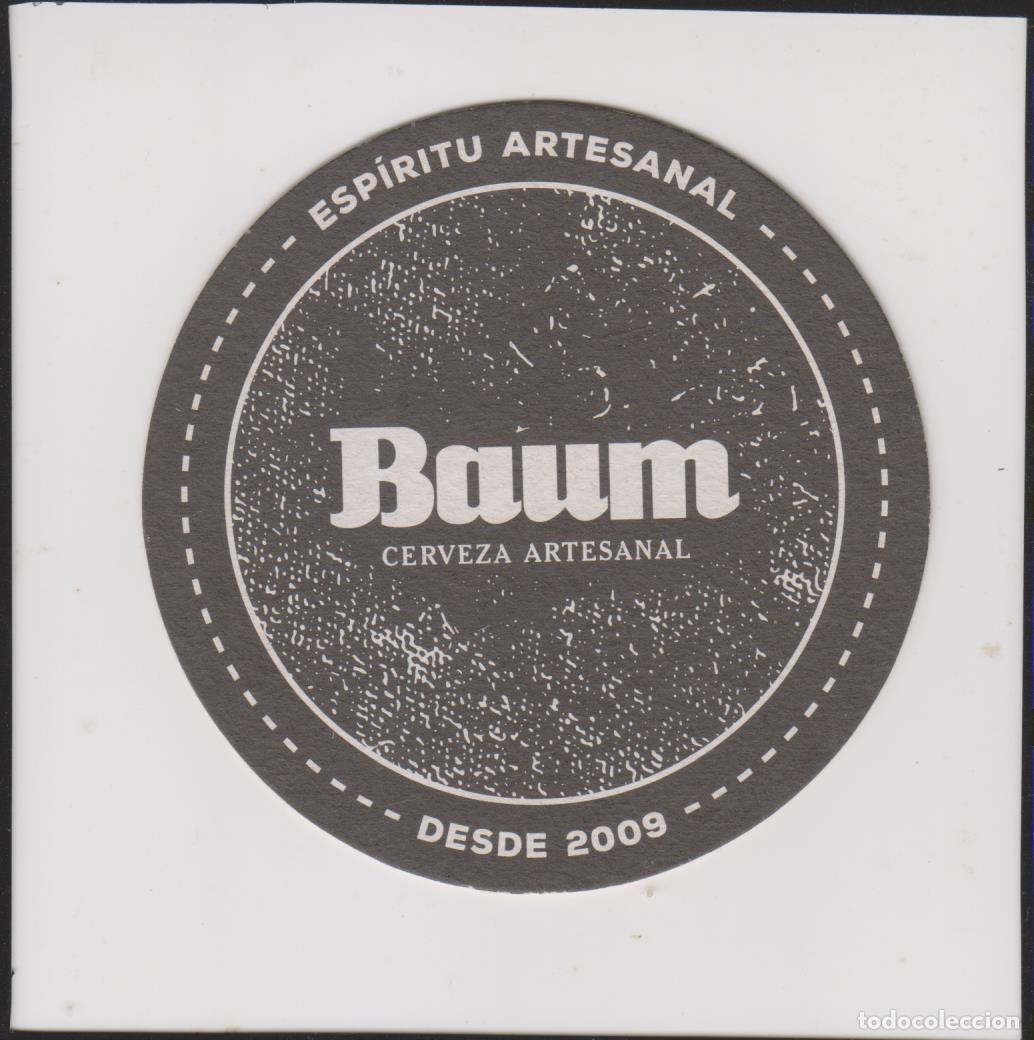 Coleccionismo de cervezas: posavasos cerveza BAUM ARTESANAL beer bier pivo coaster porta vasos SOY.YO