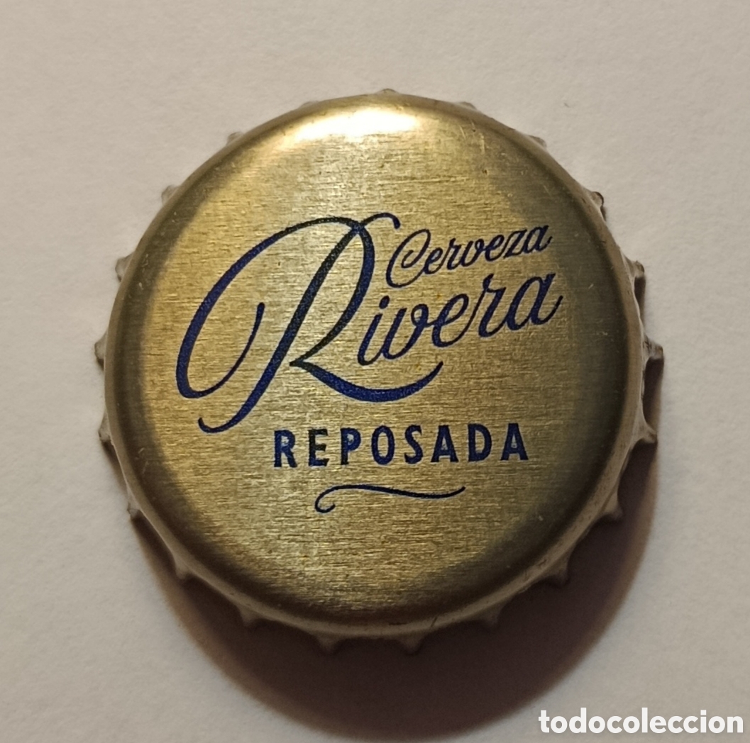 Coleccionismo de cervezas: CHAPA CERVEZA RIVERA REPOSADA
