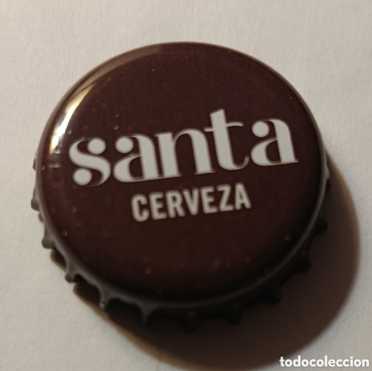 Coleccionismo de cervezas: CHAPA CERVEZA SANTA (ASTURIAS)