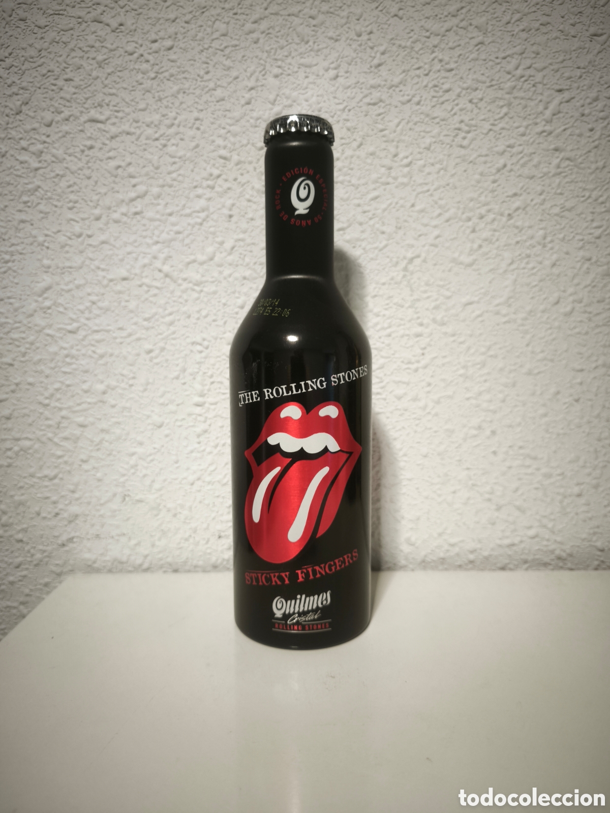 Coleccionismo de cervezas: Botella cerveza Quilmes Rolling Stones