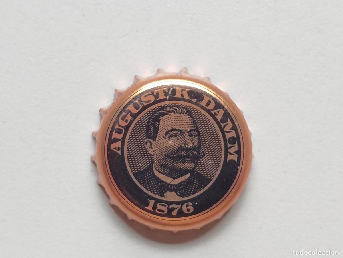 Coleccionismo de cervezas: TAPON CORONA CERVEZA ESPA&Ntilde;A DAMM . NOVEDAD COLOR BRONCE. USADO