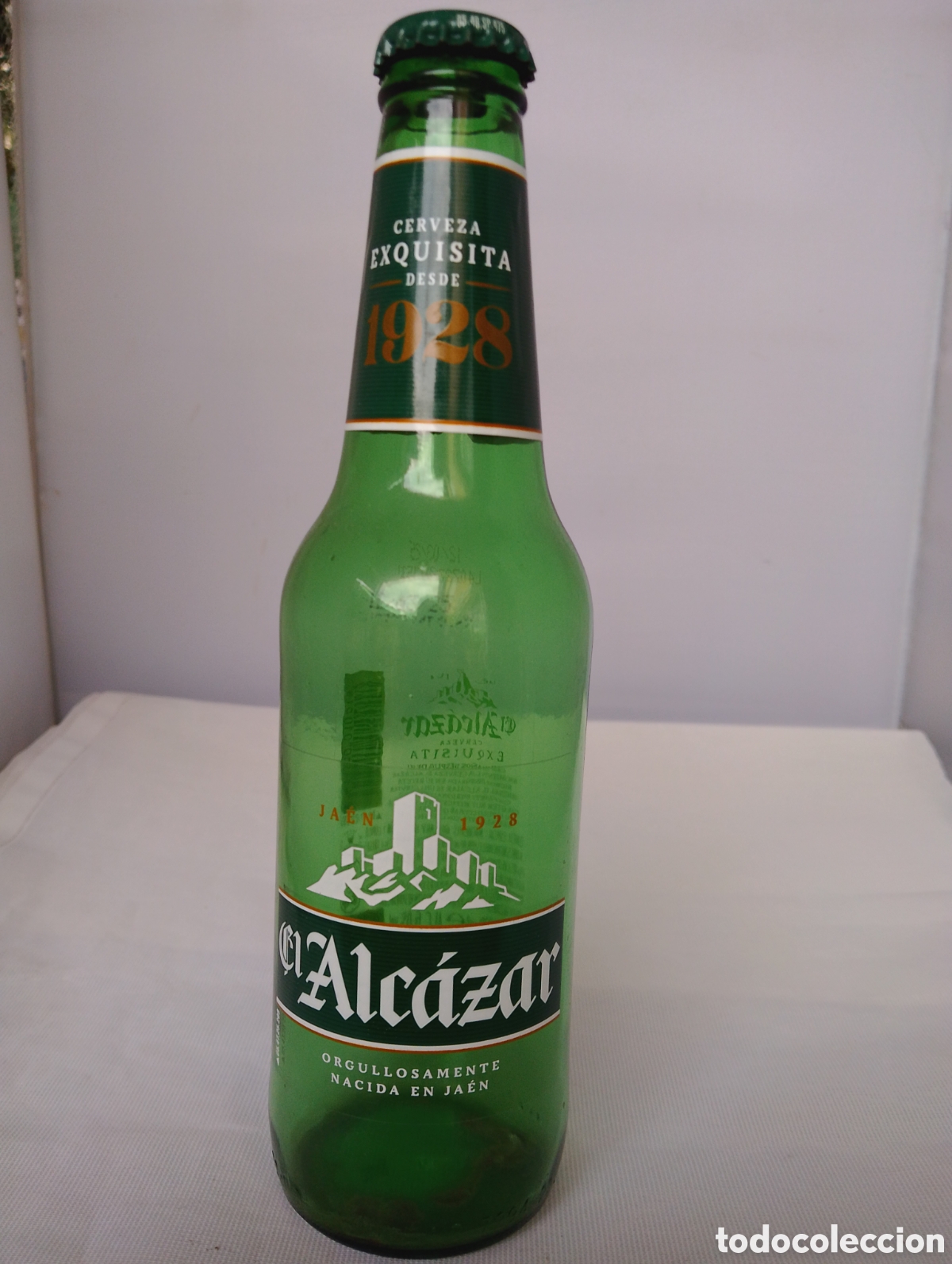 Coleccionismo de cervezas: Botella Cerveza EL ALCAZAR