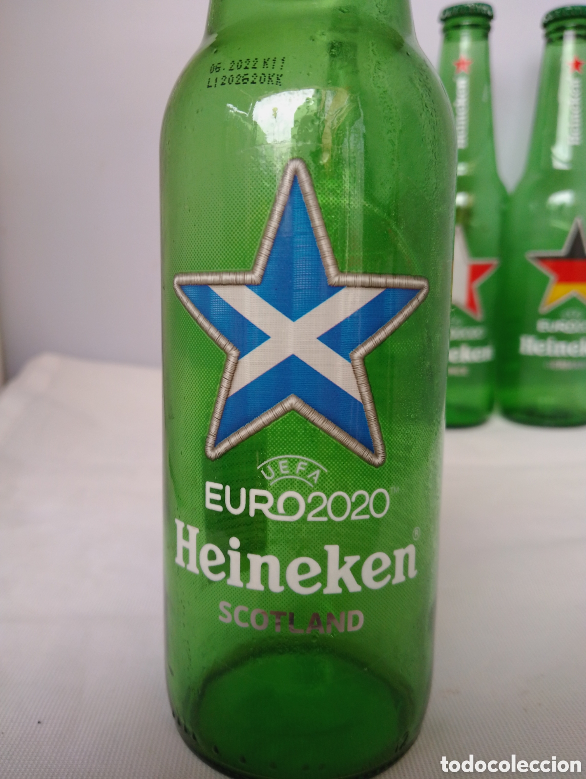 Coleccionismo de cervezas: Botella Heineken Euro2020. Escocia