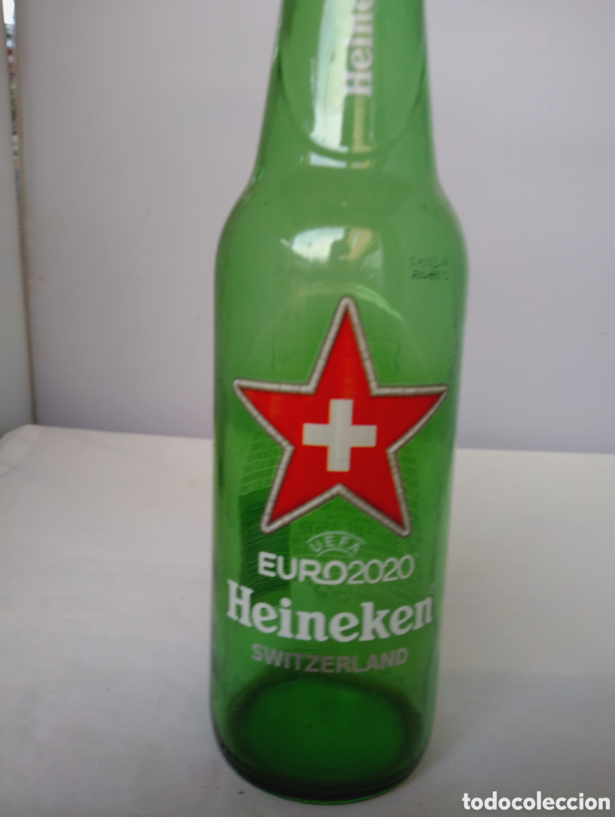 Coleccionismo de cervezas: Suiza. Heineken Vac&iacute;a. UEFA EURO2020