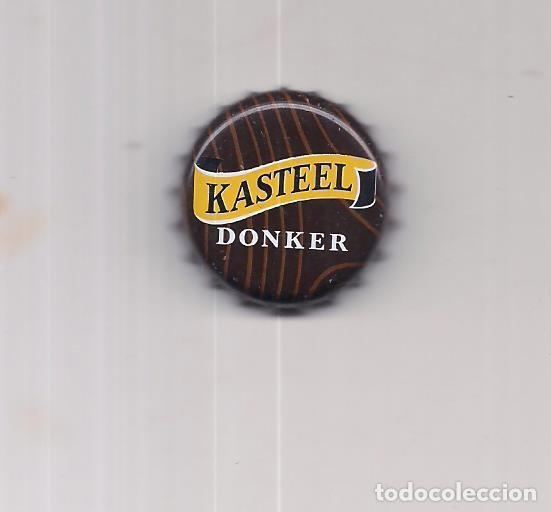 Coleccionismo de cervezas: 1 tarjeta Kasteel donker HB de B&eacute;lgica