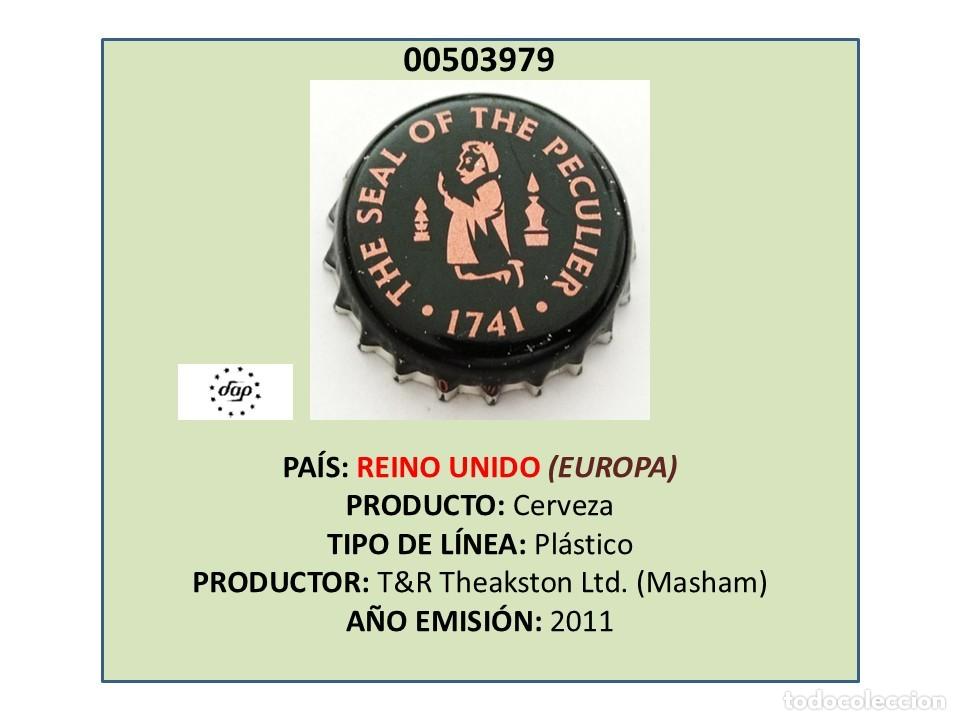 Coleccionismo de cervezas: TAPON CORONA CAPSULA CHAPA CERVEZA THE SEAL OF THE PECULIER (REINO UNIDO)