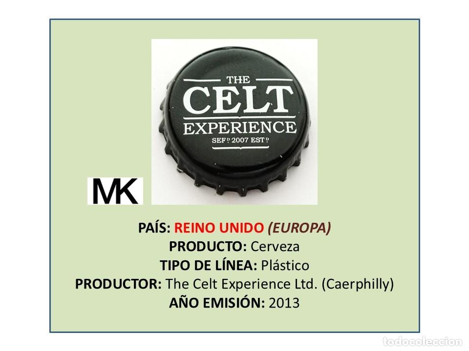 Coleccionismo de cervezas: TAPON CORONA CAPSULA CHAPA CERVEZA THE CELT EXPERIENCE (REINO UNIDO)