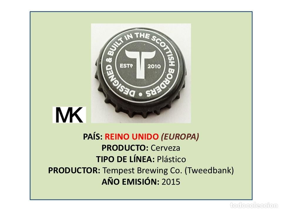 Coleccionismo de cervezas: TAPON CORONA CAPSULA CHAPA CERVEZA TEMPEST (REINO UNIDO)