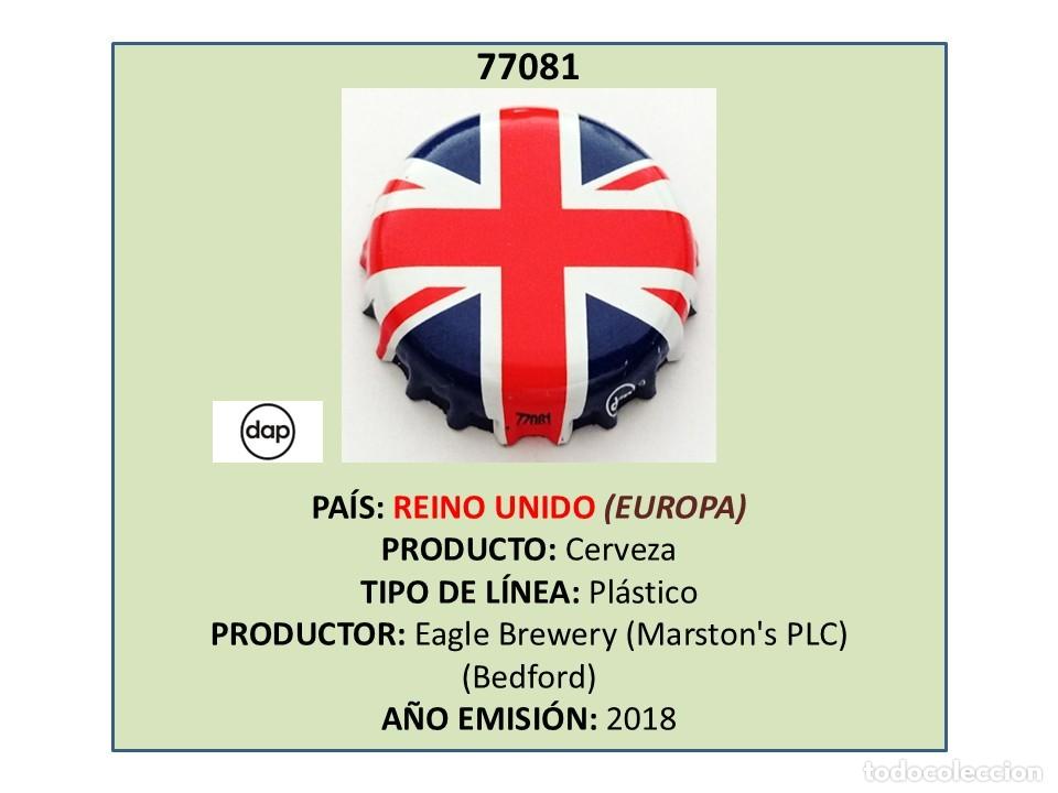 Coleccionismo de cervezas: TAPON CORONA CAPSULA CHAPA CERVEZA BOMBARDIER (REINO UNIDO)