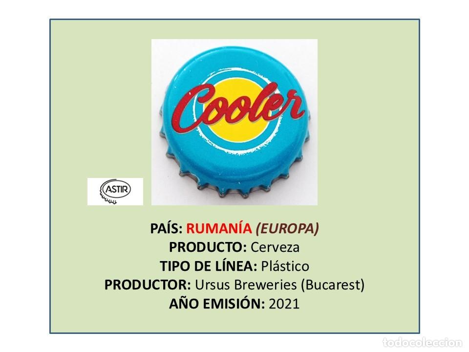 Coleccionismo de cervezas: TAPON CORONA CAPSULA CHAPA CERVEZA COOLER (RUMAN&Iacute;A)