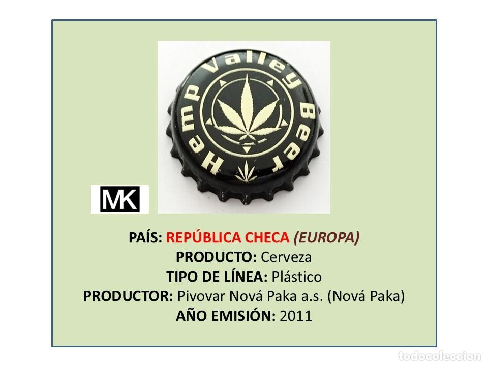 Coleccionismo de cervezas: TAPON CORONA CAPSULA CHAPA CERVEZA HEMP VALLEY (REP&Uacute;BLICA CHECA)