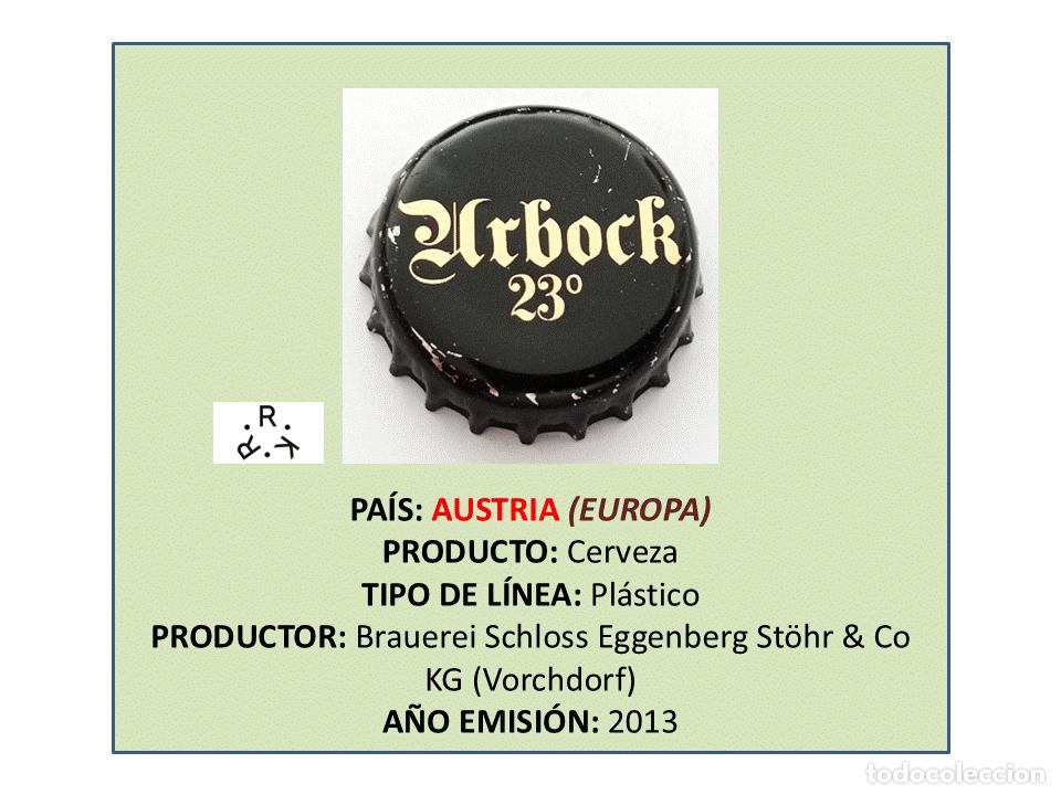 Coleccionismo de cervezas: TAPON CORONA CAPSULA CHAPA CERVEZA URBOCK 23˚ (AUSTRIA)