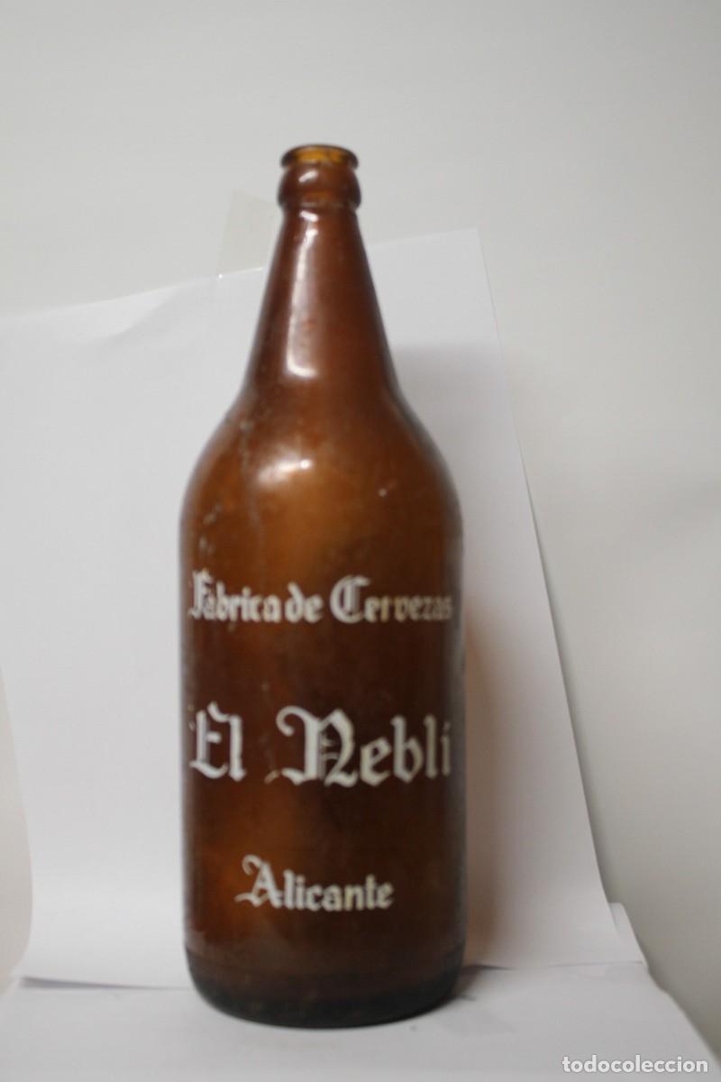 Coleccionismo de cervezas: BOTELLA CERVEZA EL NEBLI LITRO