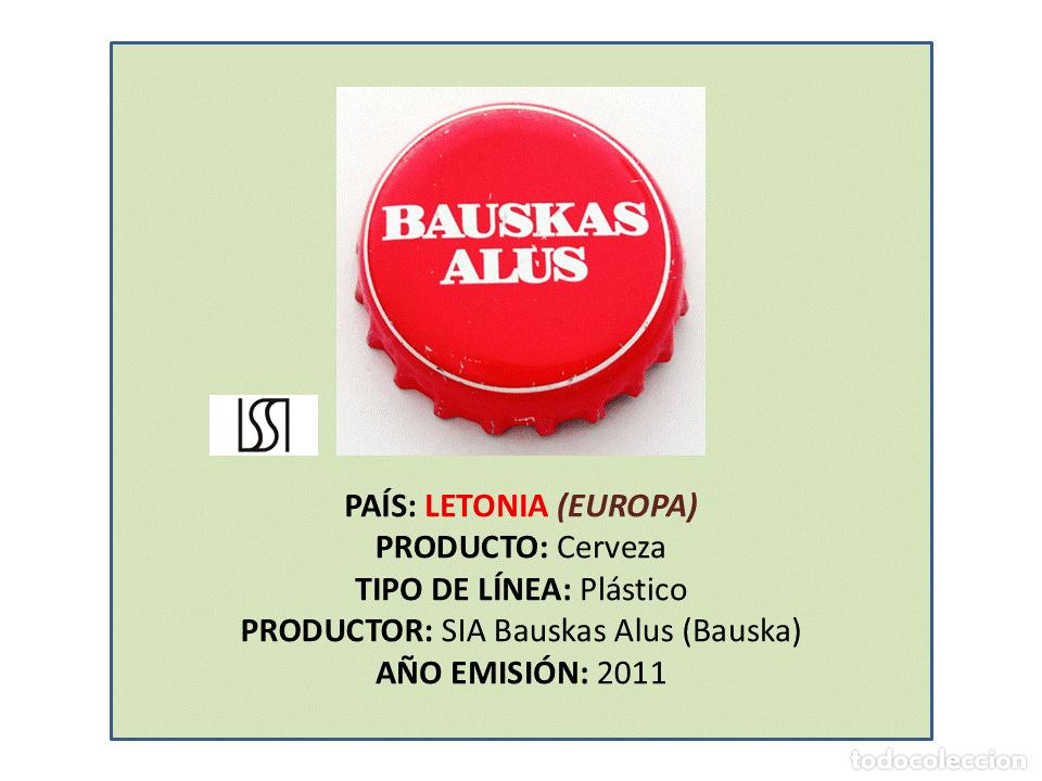 Coleccionismo de cervezas: TAPON CORONA CAPSULA CHAPA CERVEZA BAUSKAS ALUS (LETONIA)