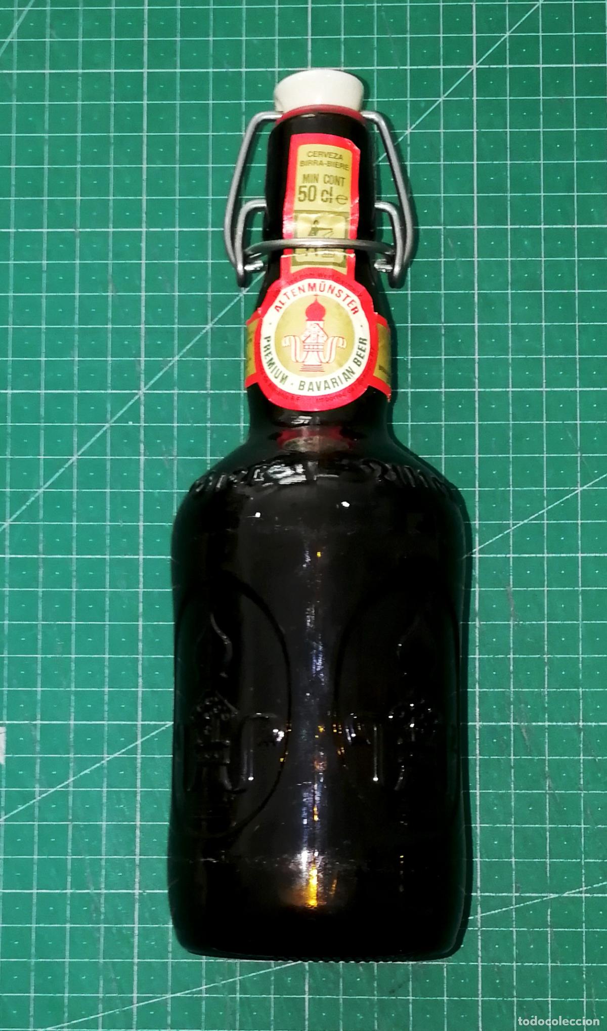 Coleccionismo de cervezas: BOTELLA CERVEZA. ALTENMUNSTER. Con tap&oacute;n oscilante. Logo grabado. - Alemania, a&ntilde;os 90