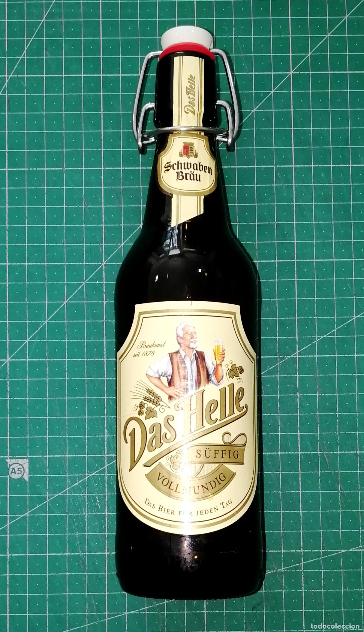 Coleccionismo de cervezas: BOTELLA CERVEZA. DAS HELLE S&Uuml;FFIG VOLLMUNDIGO. Con tap&oacute;n oscilante. - Alemania, A&ntilde;os 2010. - 50 cl