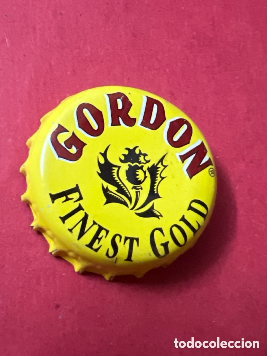 Coleccionismo de cervezas: T4/X80/L2. CHAPA CERVEZA - B&Eacute;LGICA - Gordon Finest Gold