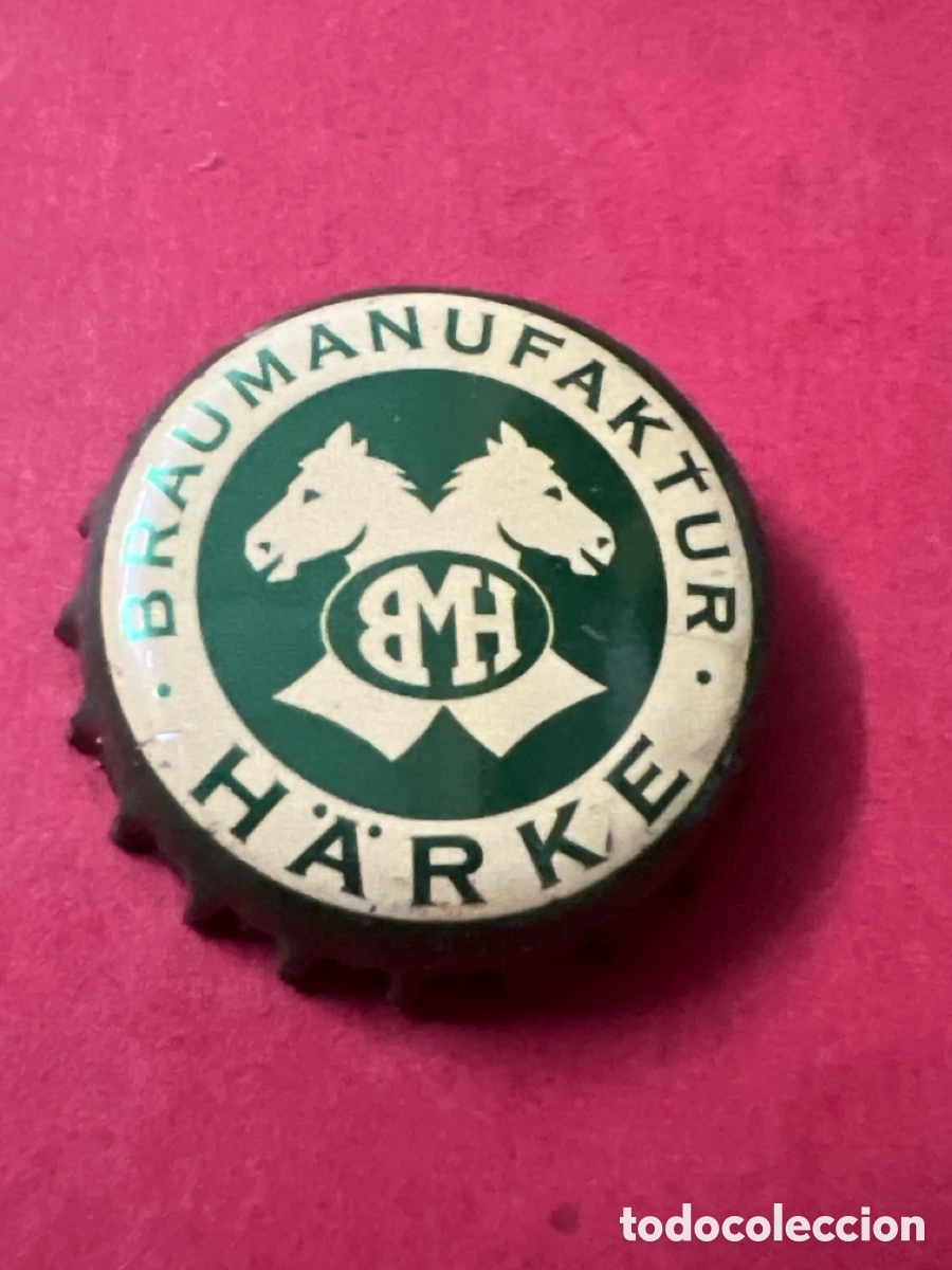Coleccionismo de cervezas: T4/X80/Q2. CHAPA CERVEZA - Braumanufaktur H&auml;rke BMH - ALEMANIA