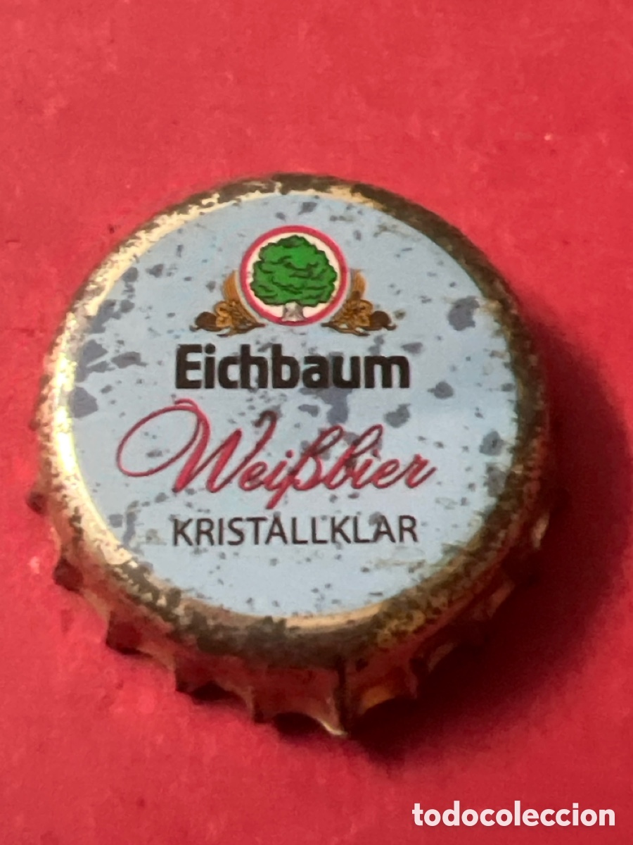 Coleccionismo de cervezas: T4/X73/A6. CHAPA CERVEZA - Eichbaum Wei&szlig;bier Kristallklar - ALEMANIA