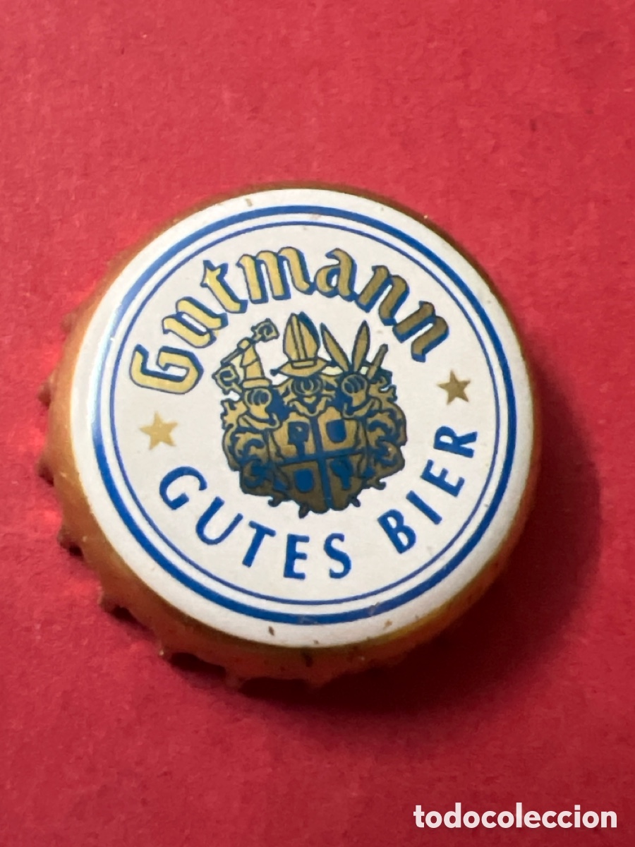 Coleccionismo de cervezas: T4/X73/B5. CHAPA CERVEZA - Gutmann Gutes Bier - ALEMANIA