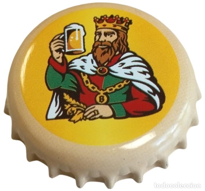 Coleccionismo de cervezas: Luxemburgo Capsule Bi&egrave;re Beer Crown Cap Battin Blanche RP798 tap&oacute;n corona