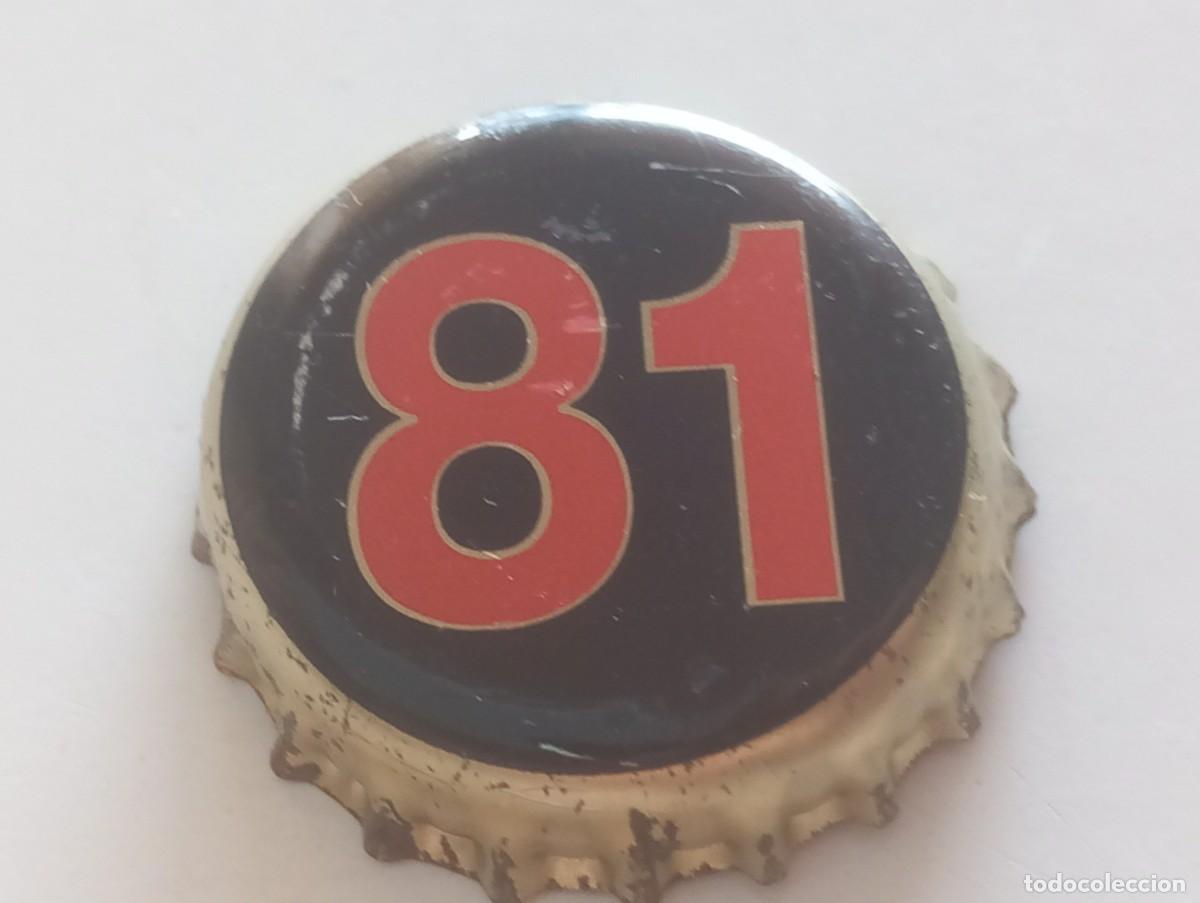 Coleccionismo de cervezas: Chapa tap&oacute;n corona de la cerveza alemana 81 ORIGINAL SUPPORT