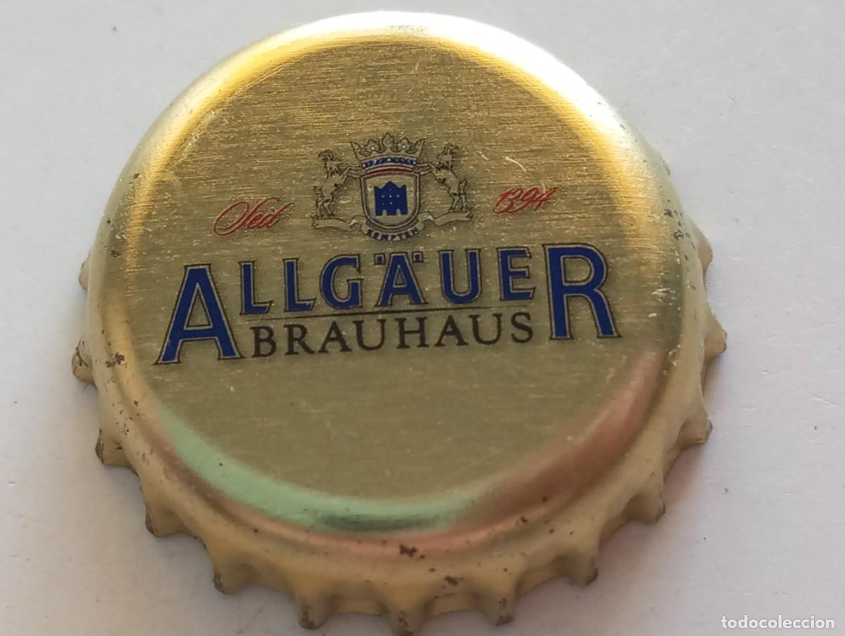 Coleccionismo de cervezas: Chapa tap&oacute;n corona de la cerveza alemana ALLG&Auml;UER BRAUHAUS SEIT 1394