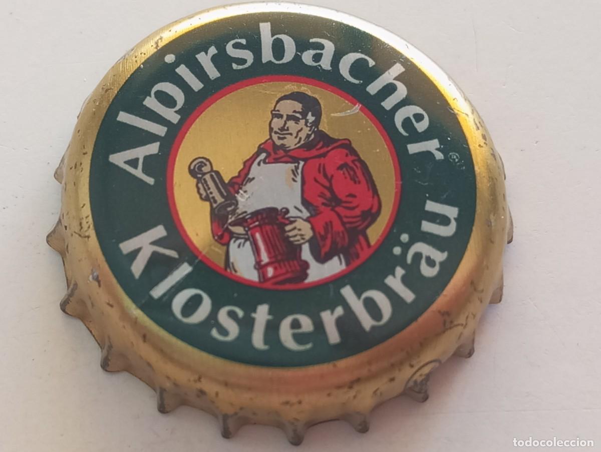 Coleccionismo de cervezas: Chapa tap&oacute;n corona de la cerveza alemana ALPIRSBACHER KLOSTERBR&Auml;U (en min&uacute;sculas)