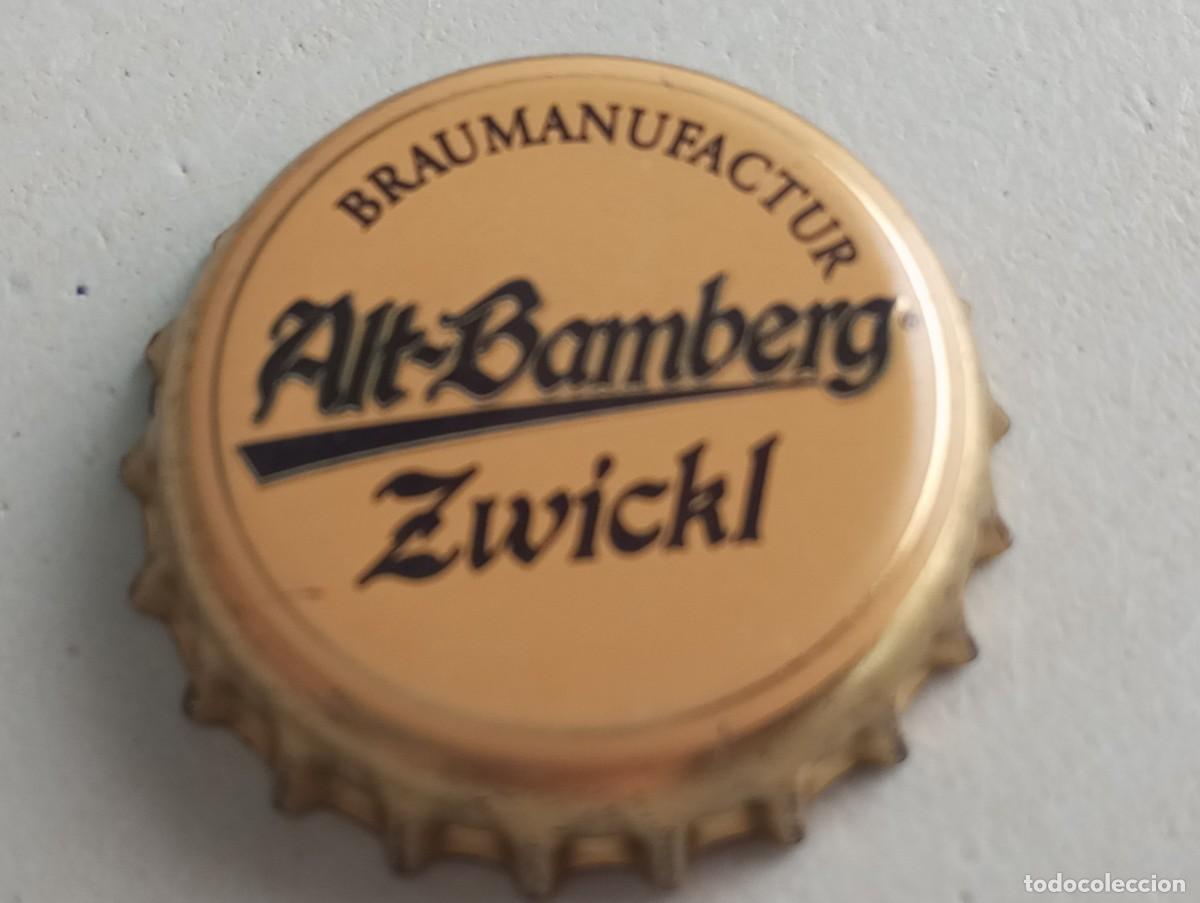 Coleccionismo de cervezas: Chapa tap&oacute;n corona de la cerveza alemana ALT-BAMBERG ZWICKL BRAUMANUFACTUR