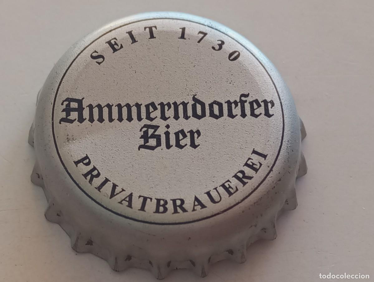 Coleccionismo de cervezas: Chapa tap&oacute;n corona de la cerveza alemana AMMERNDORFER BIER PRIVATBRAUEREI SEIT 1730