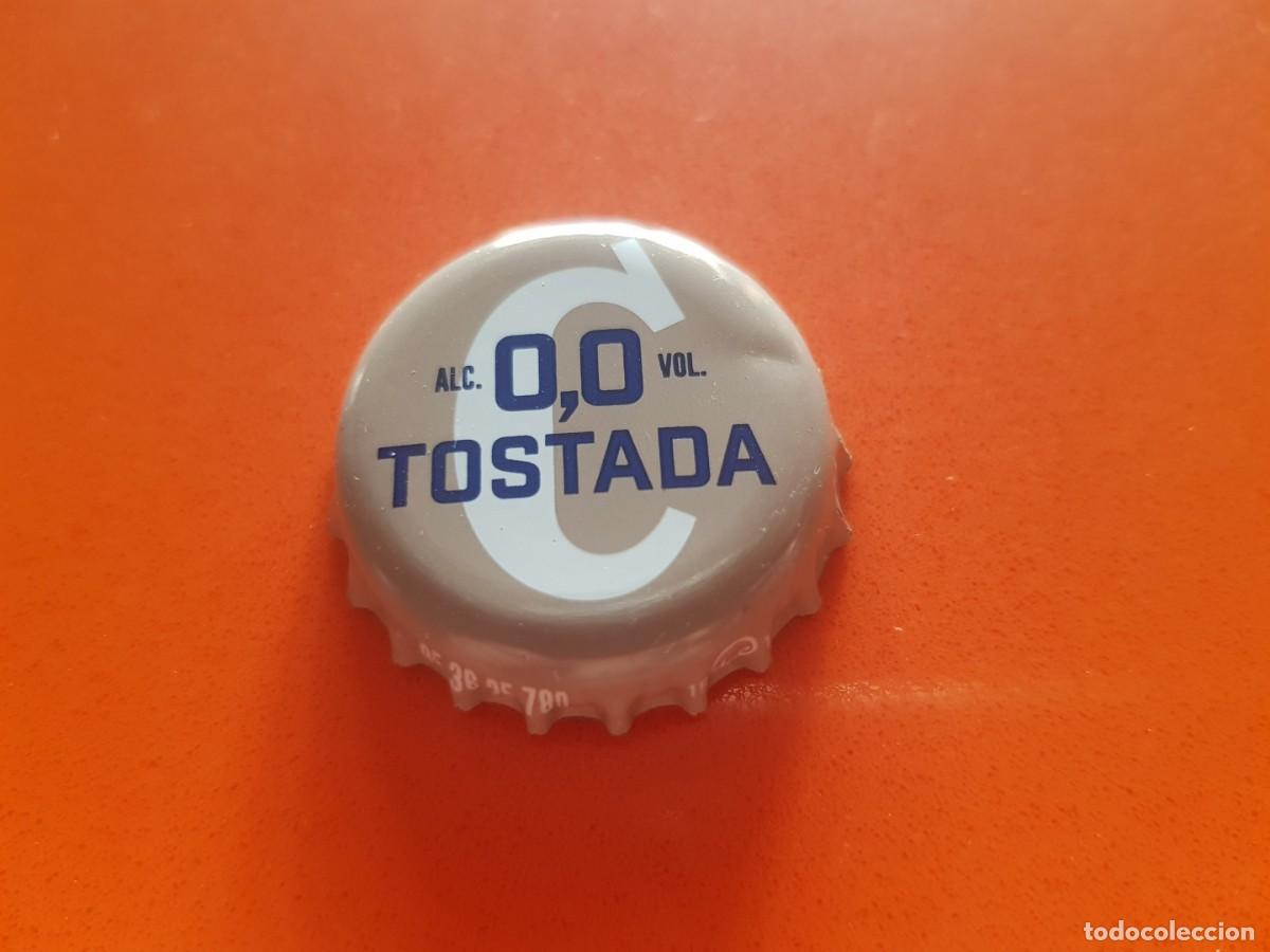 Coleccionismo de cervezas: Chapa corona cerveza Cruzcampo 0,0 tostada (nueva imagen 2026)