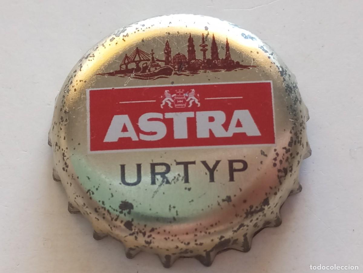 Coleccionismo de cervezas: Chapa tap&oacute;n corona de la cerveza alemana ASTRA URTYP