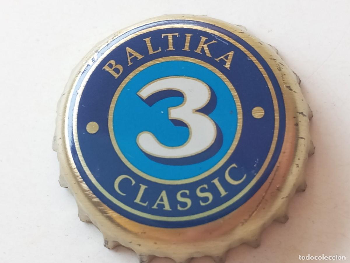 Coleccionismo de cervezas: Chapa tap&oacute;n corona ALEMANA de la cerveza rusa BALTIKA 3 CLASSIC