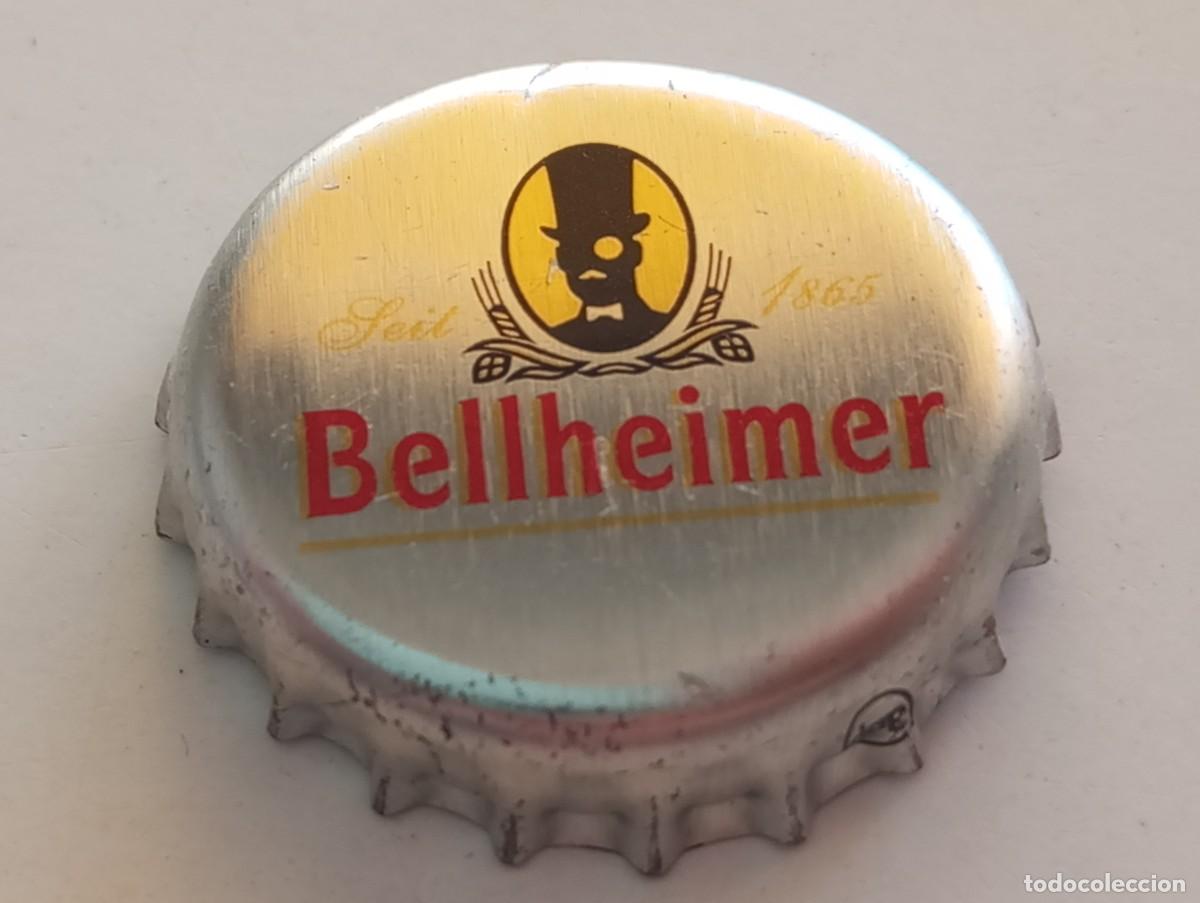 Coleccionismo de cervezas: Chapa tap&oacute;n corona de la cerveza alemana BELLHEIMER SEIT 1865