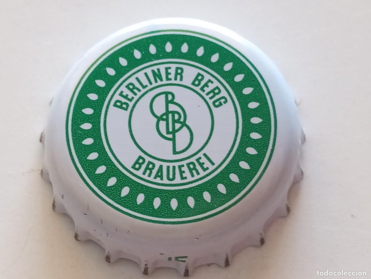 Coleccionismo de cervezas: Chapa tap&oacute;n corona de la cerveza alemana BERLINER BERG BRAUEREI