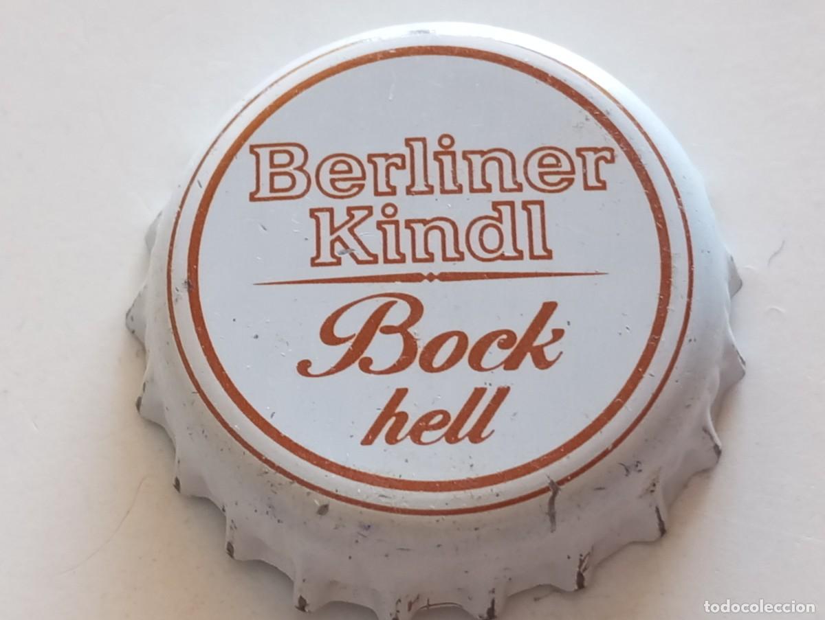 Coleccionismo de cervezas: Chapa tap&oacute;n corona de la cerveza alemana BERLINER KINDL BOCK HELL