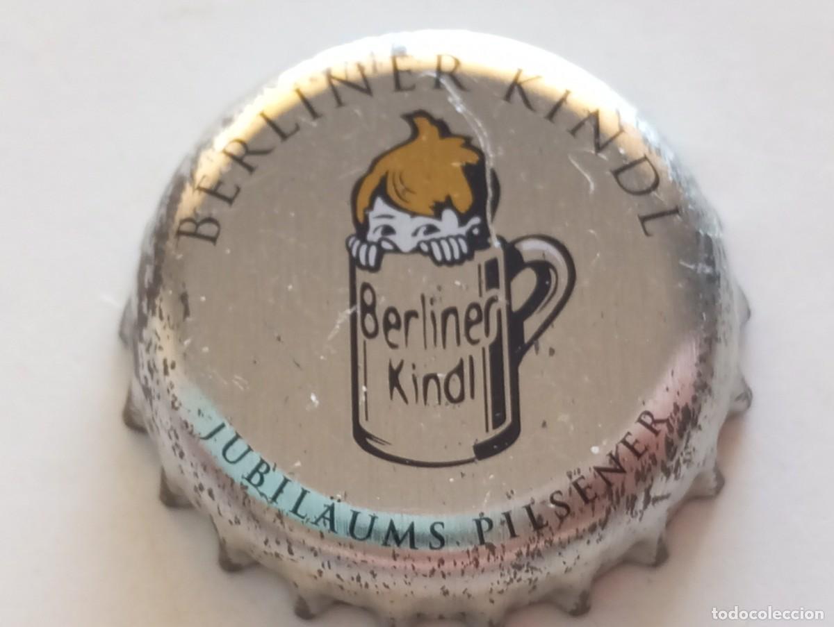 Coleccionismo de cervezas: Chapa tap&oacute;n corona de la cerveza alemana BERLINER KINDL JUBIL&Auml;UMS PILSENER